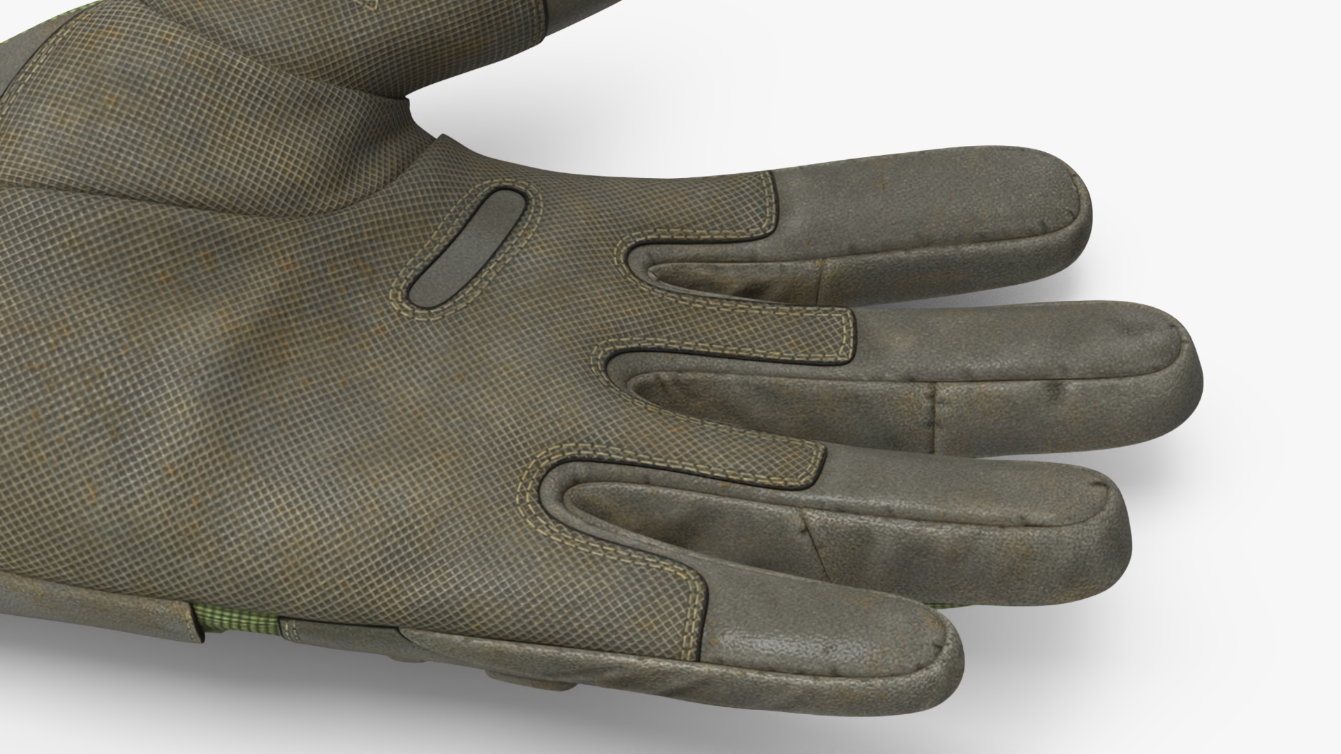 Tactical Military Gloves 3D model