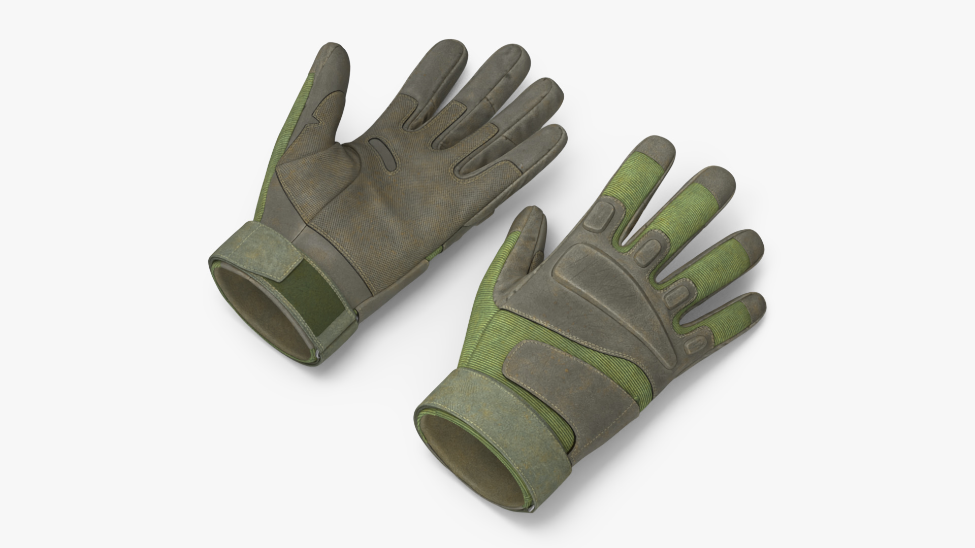 Tactical Military Gloves 3D model