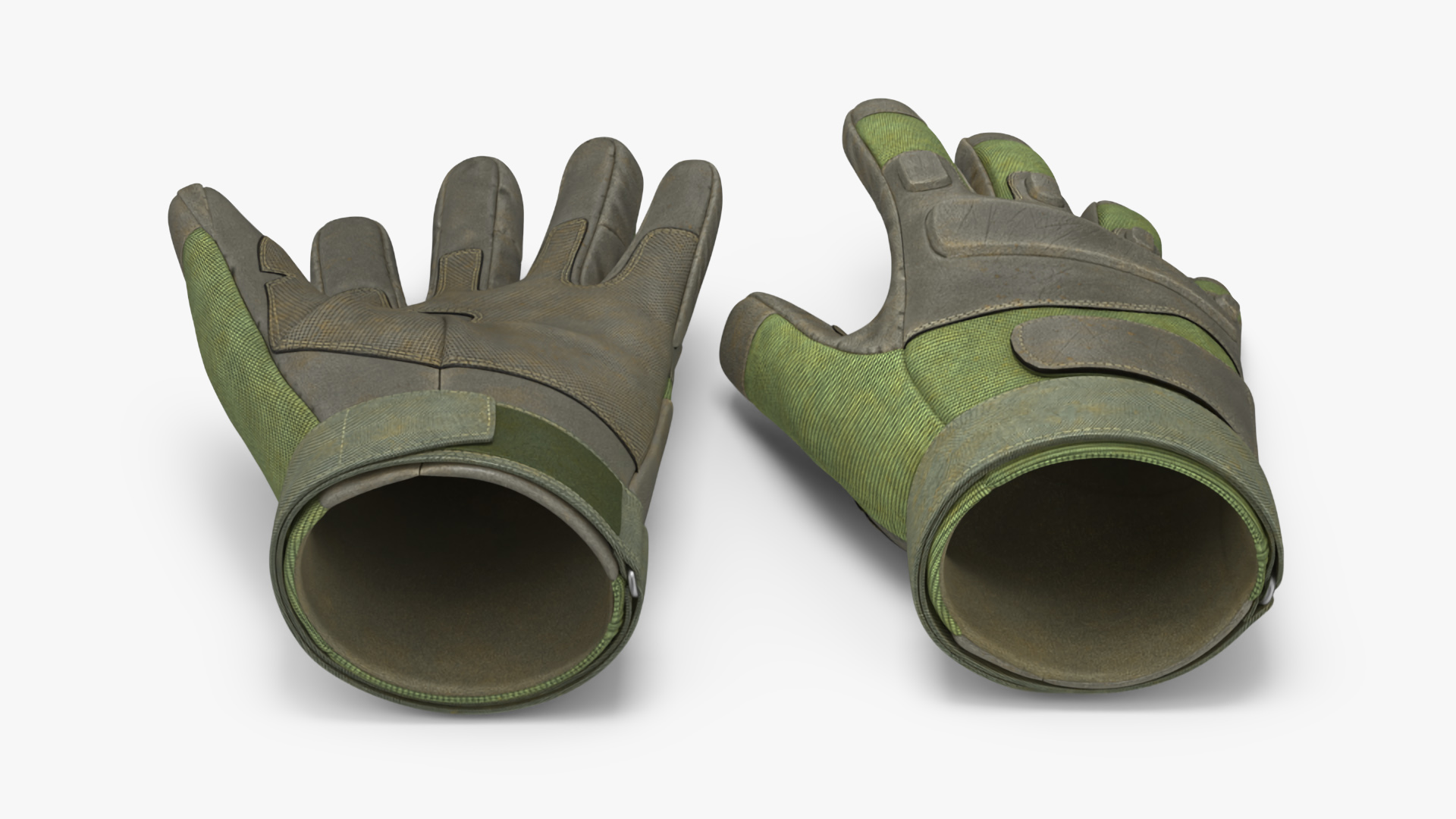 Tactical Military Gloves 3D model