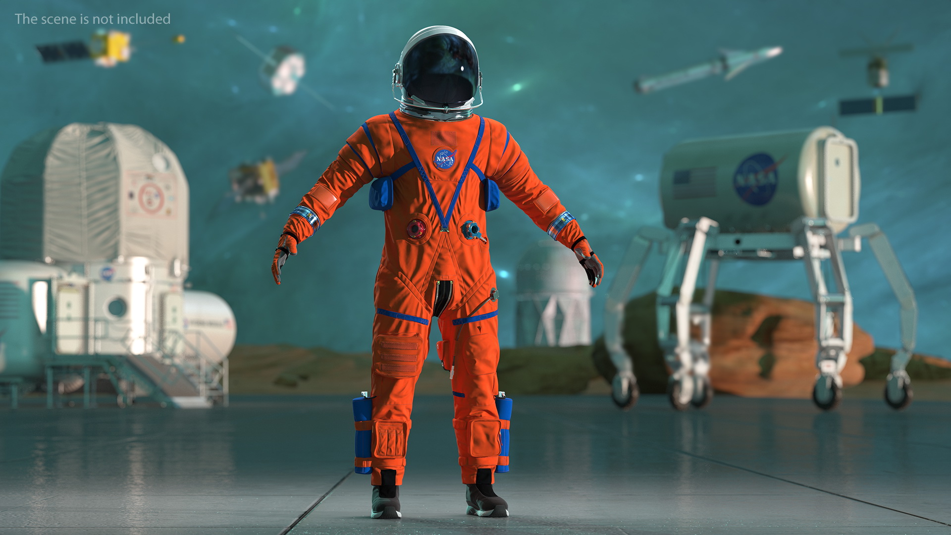 NASA OCSS Suit 3D model