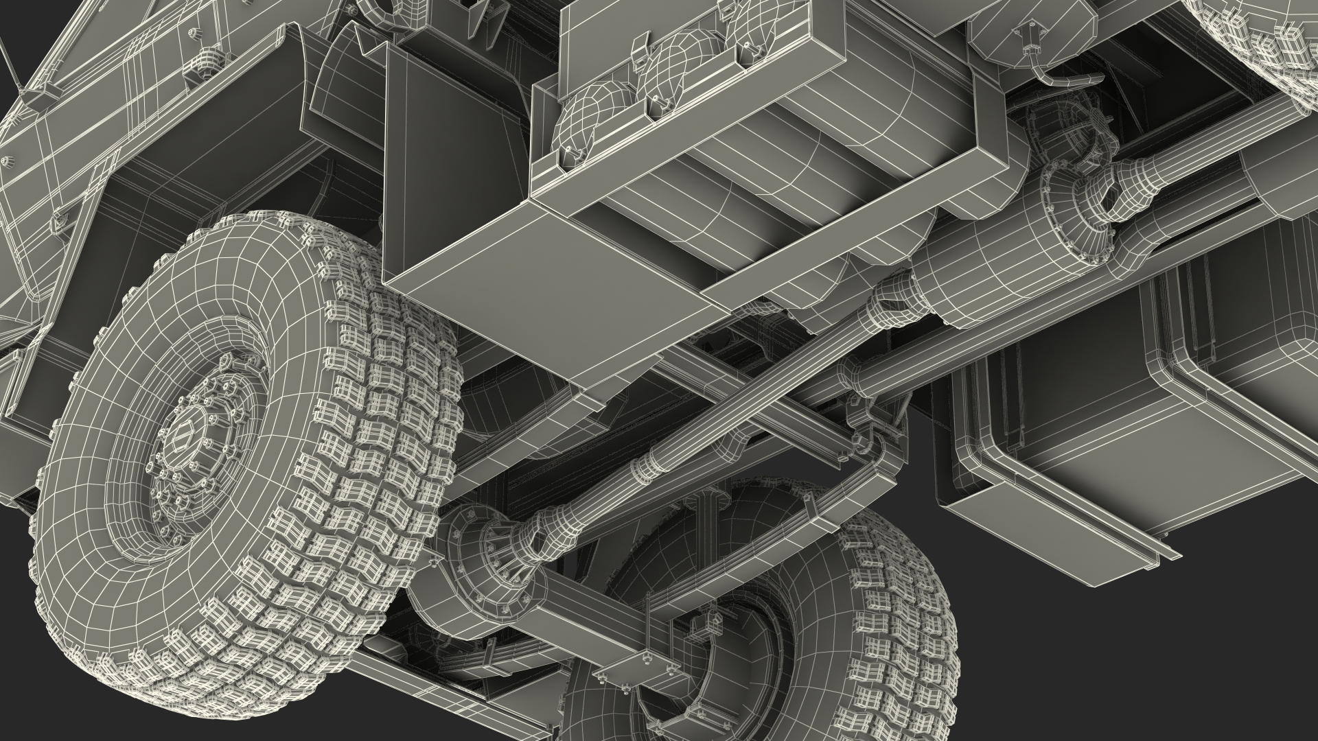 Oshkosh FMTV 10 Ton Dump Truck Rigged 3D