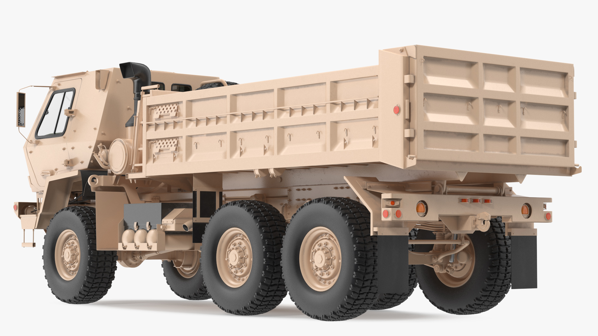 Oshkosh FMTV 10 Ton Dump Truck Rigged 3D