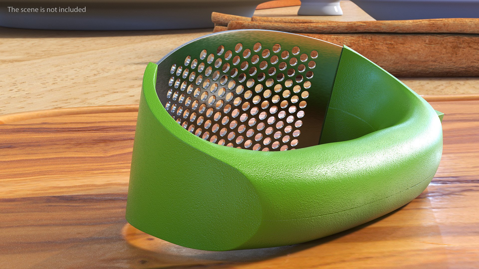 3D Garlic Press Rocker with Meat Hammer Light Green model