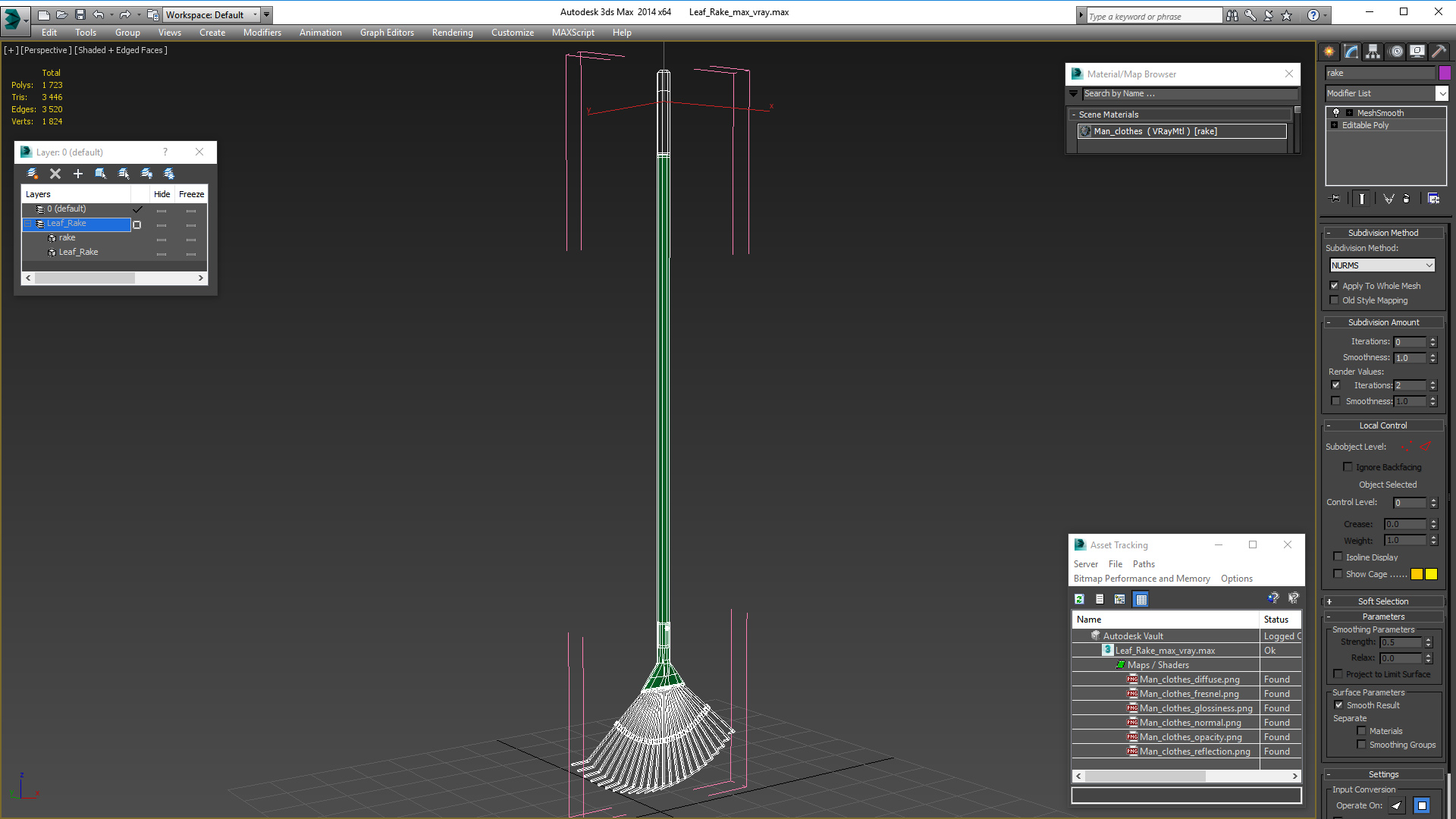 Leaf Rake 3D model