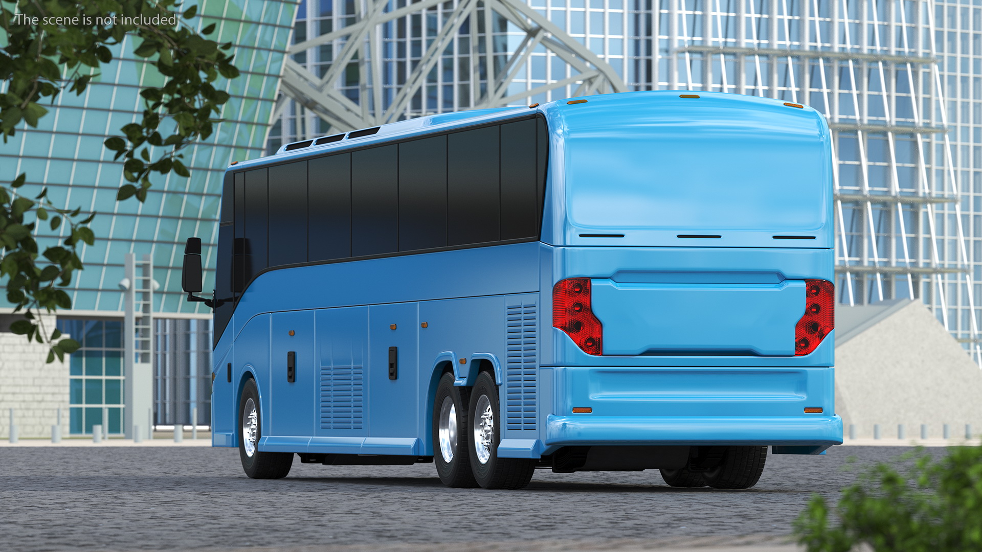 3D model Charter Bus Exterior Only