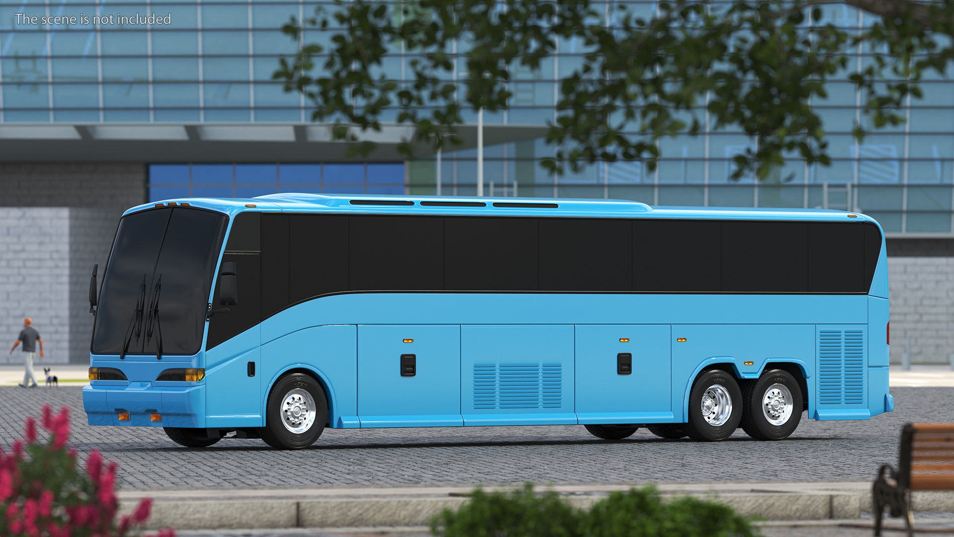 3D model Charter Bus Exterior Only