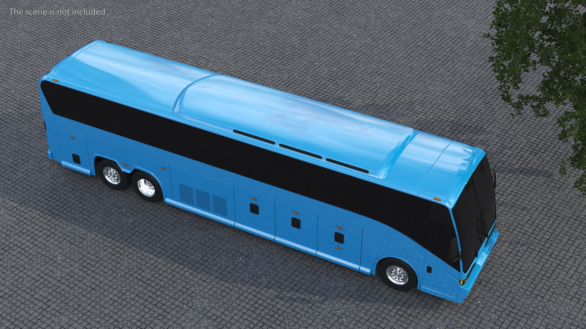 3D model Charter Bus Exterior Only