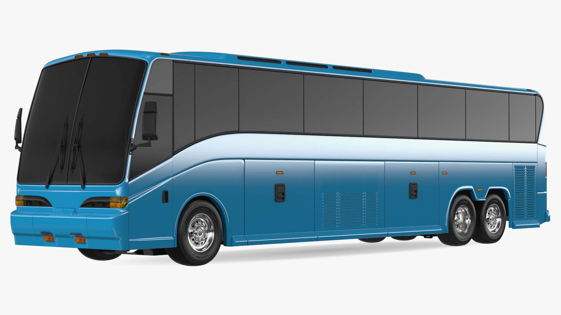 3D model Charter Bus Exterior Only