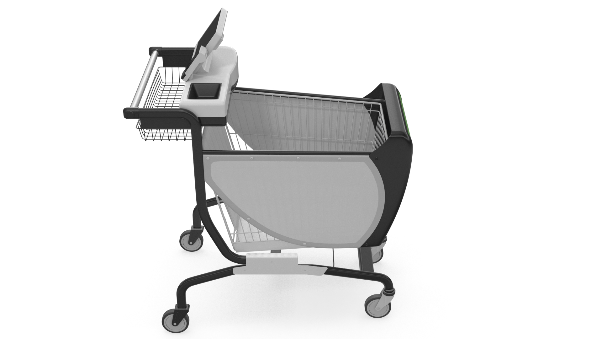 Smart Shopping Cart 3D model