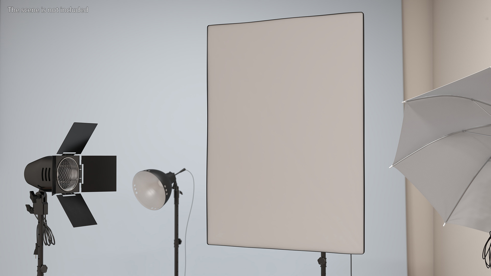 3D Professional Studio Softbox Light model