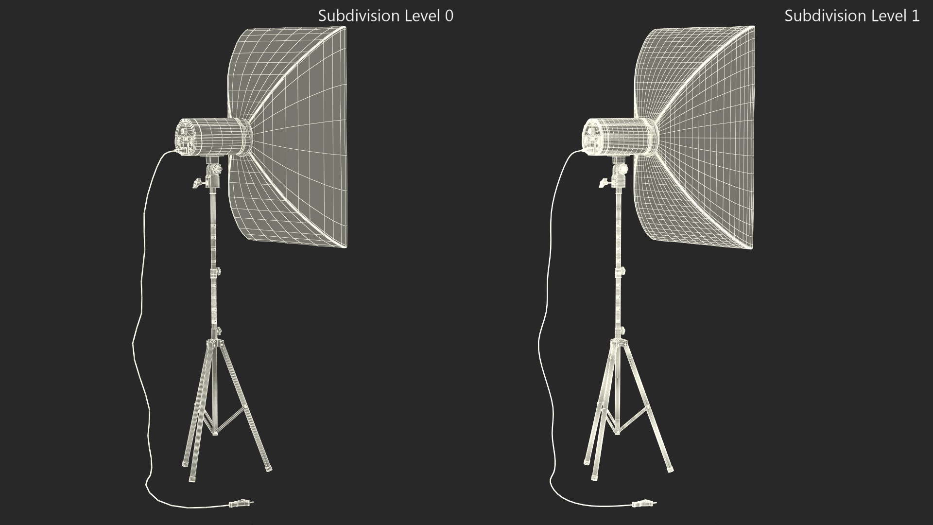 3D Professional Studio Softbox Light model