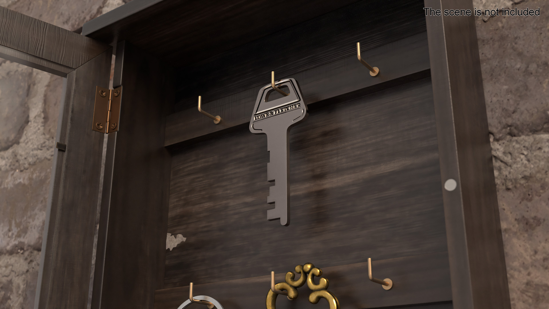 Metal Key 3D model