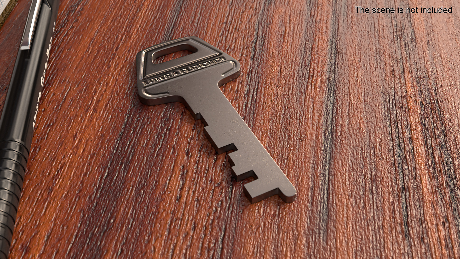 Metal Key 3D model