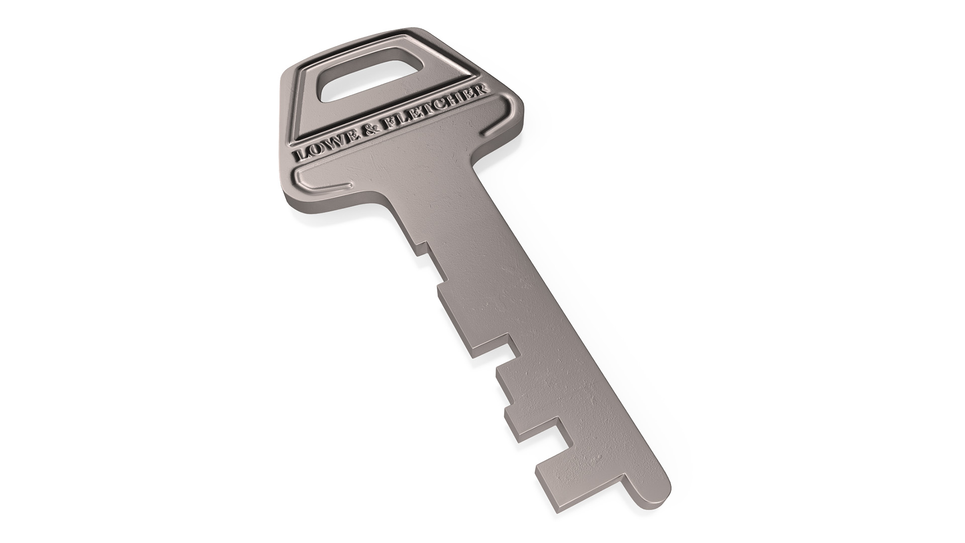 Metal Key 3D model