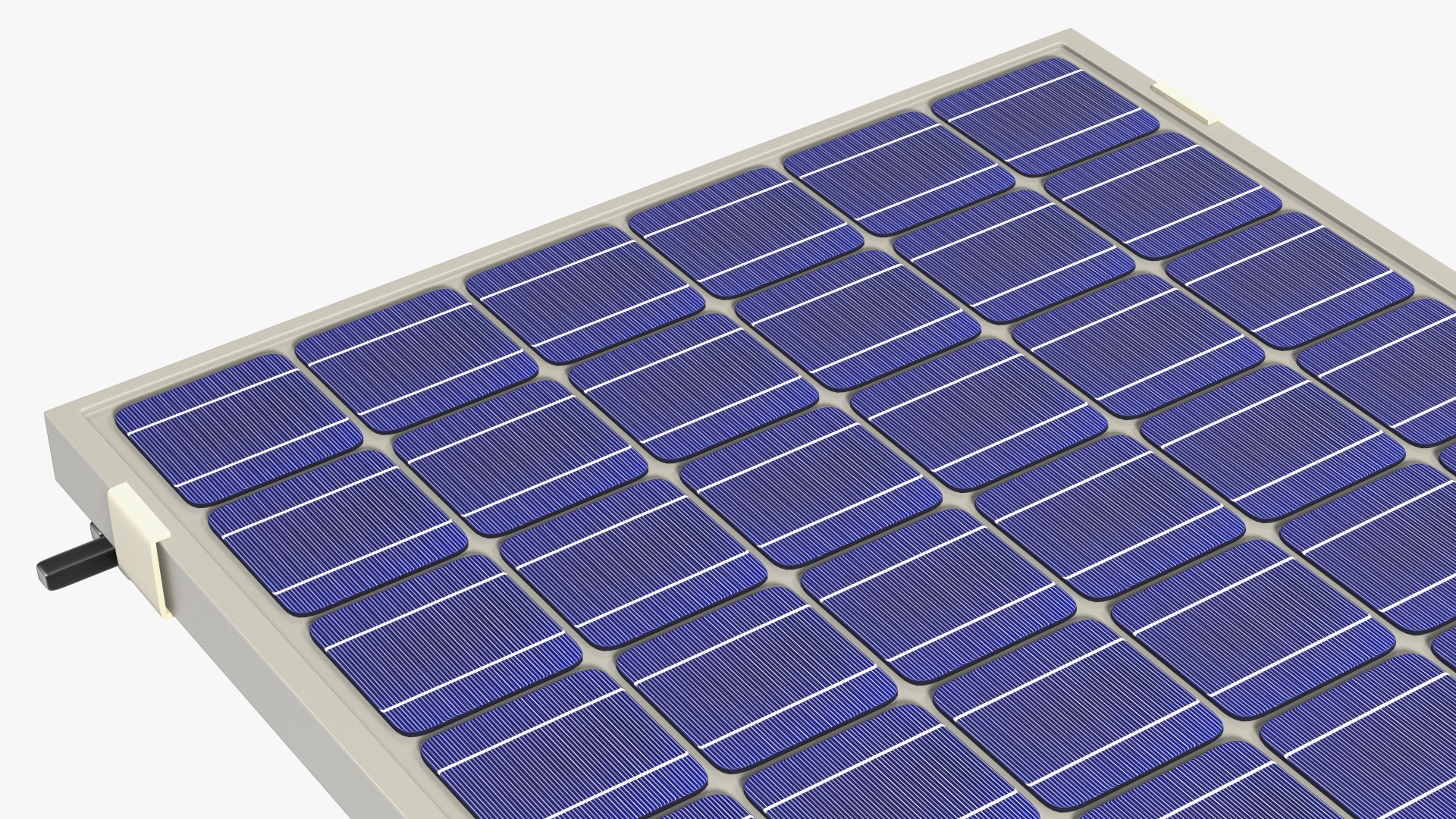 Monocrystalline Solar Panel 3D