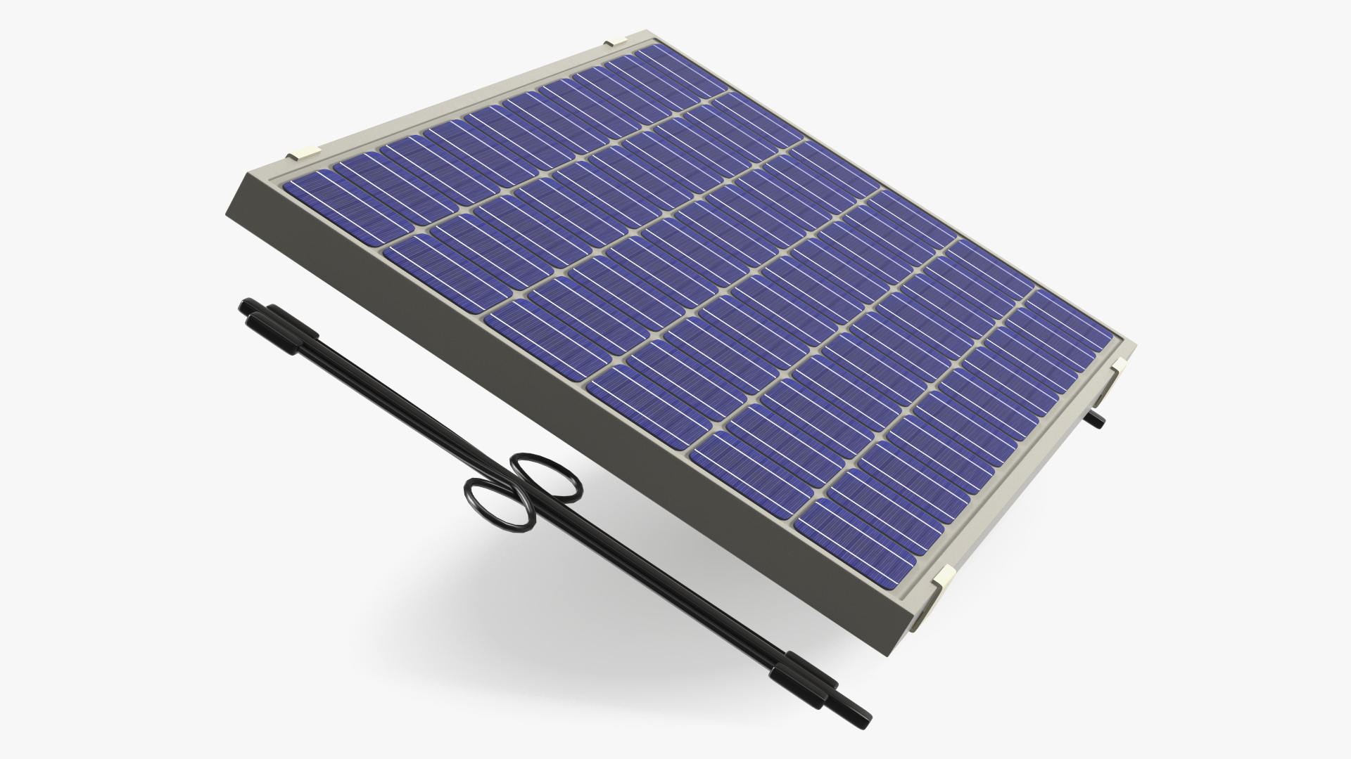 Monocrystalline Solar Panel 3D