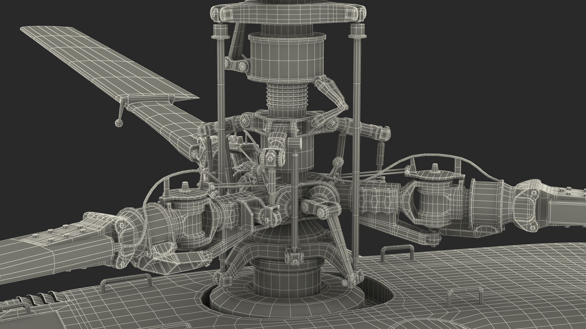 3D Kamov HH32A South Korea Air Force Helicopter Rigged