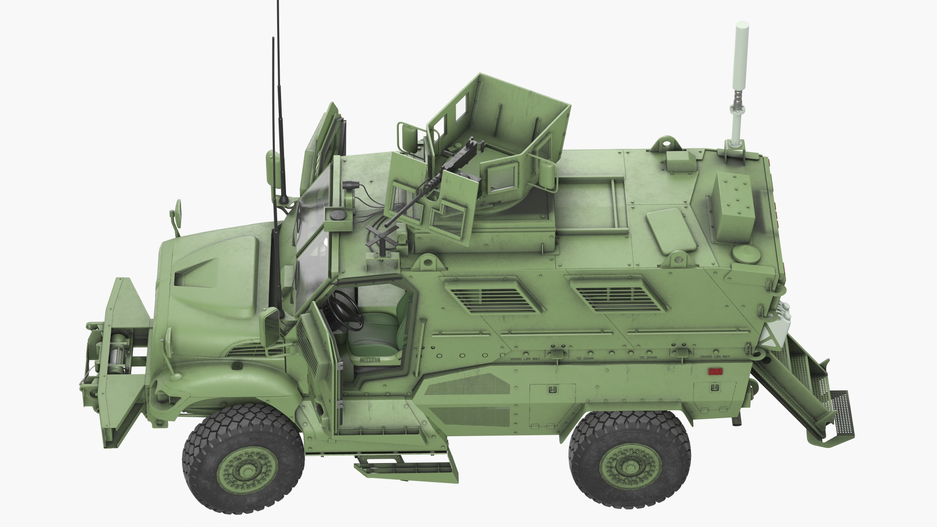 3D Armored Fighting Vehicle Rigged