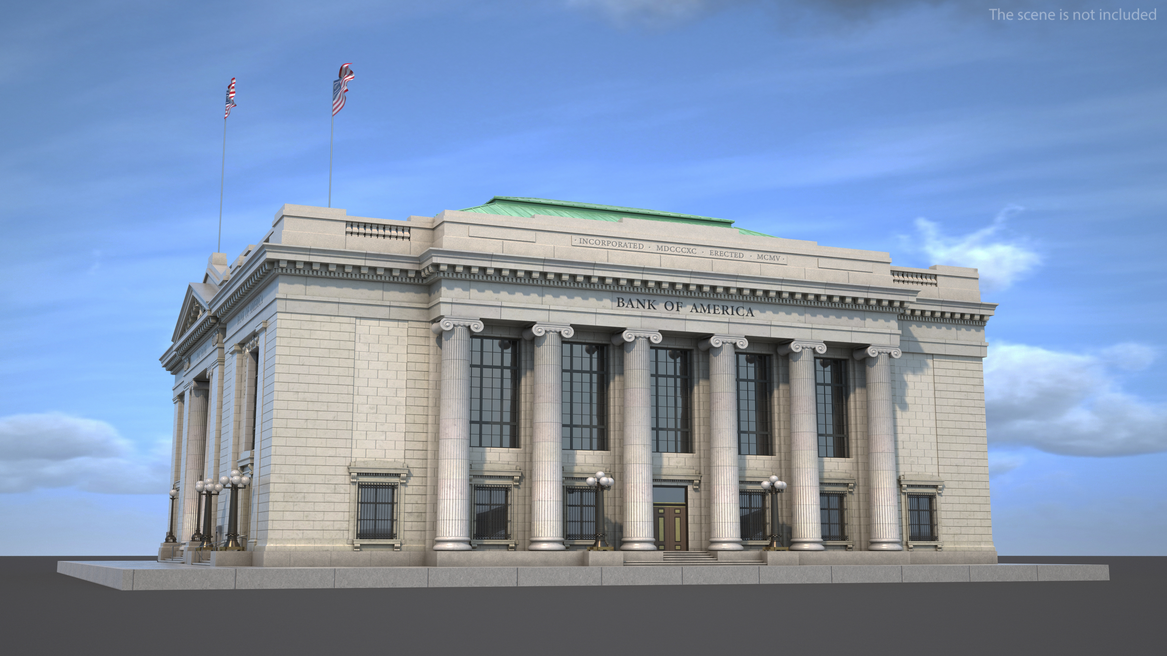 3D Riggs National Bank Building model