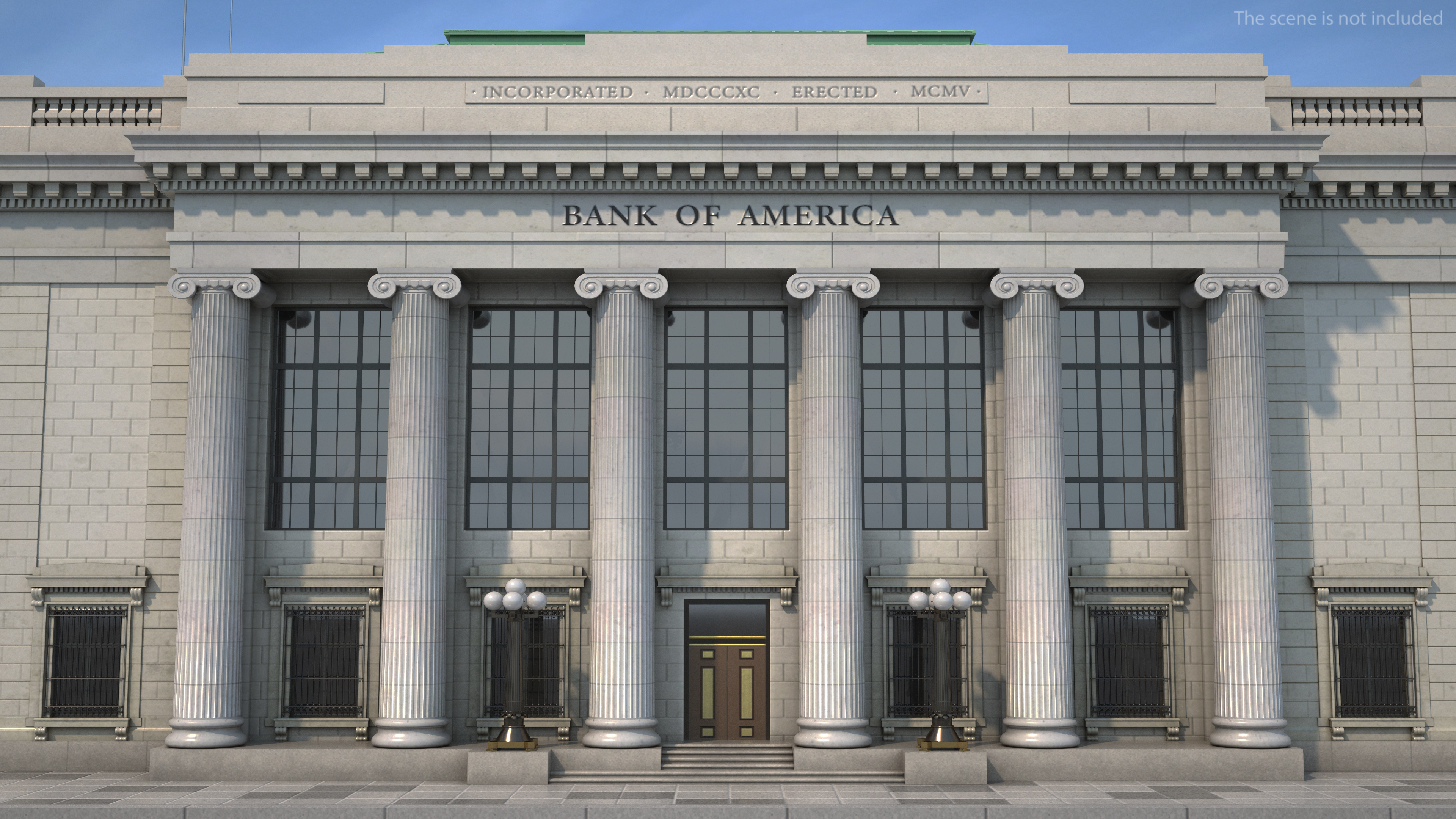 3D Riggs National Bank Building model