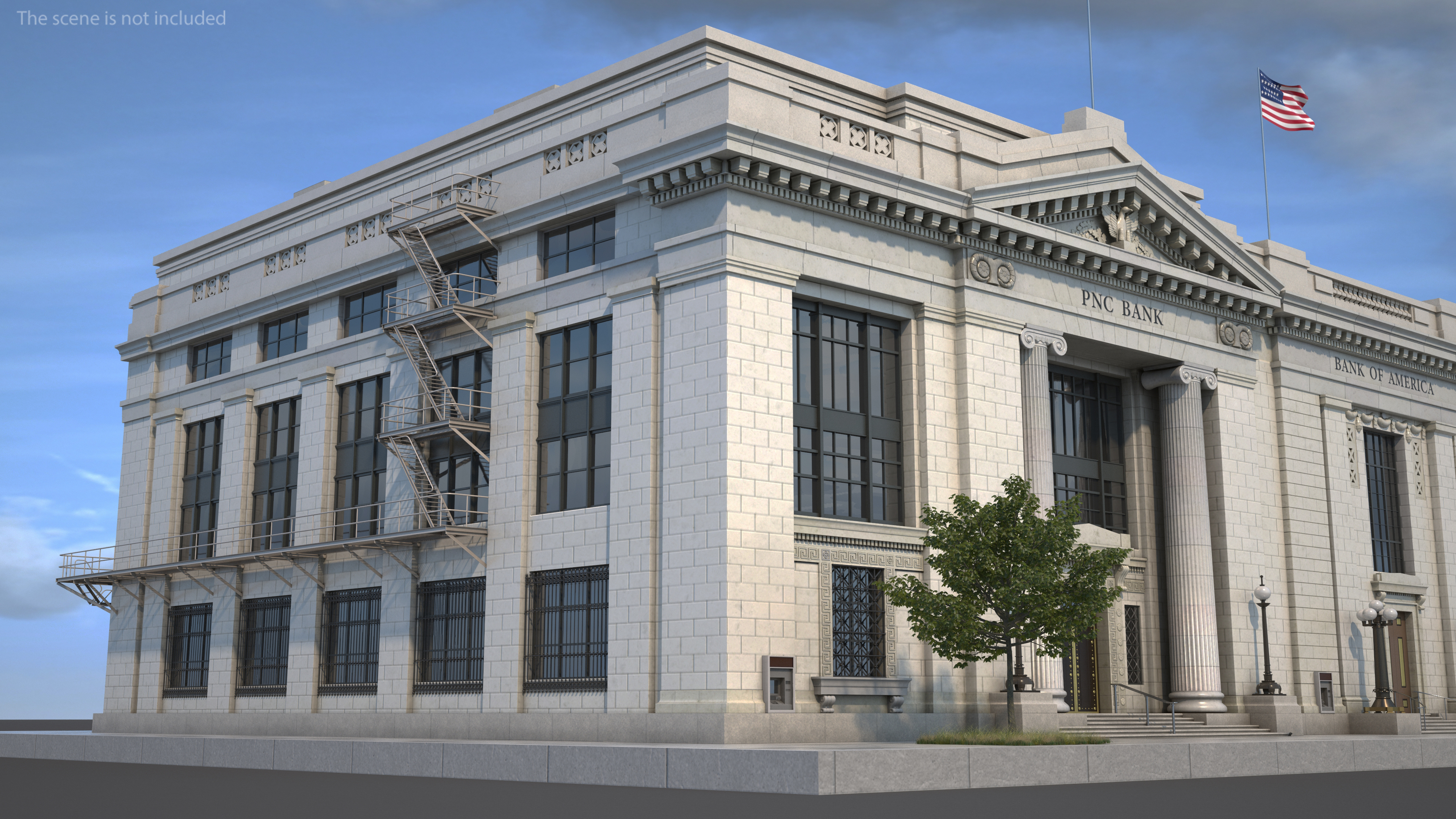 3D Riggs National Bank Building model