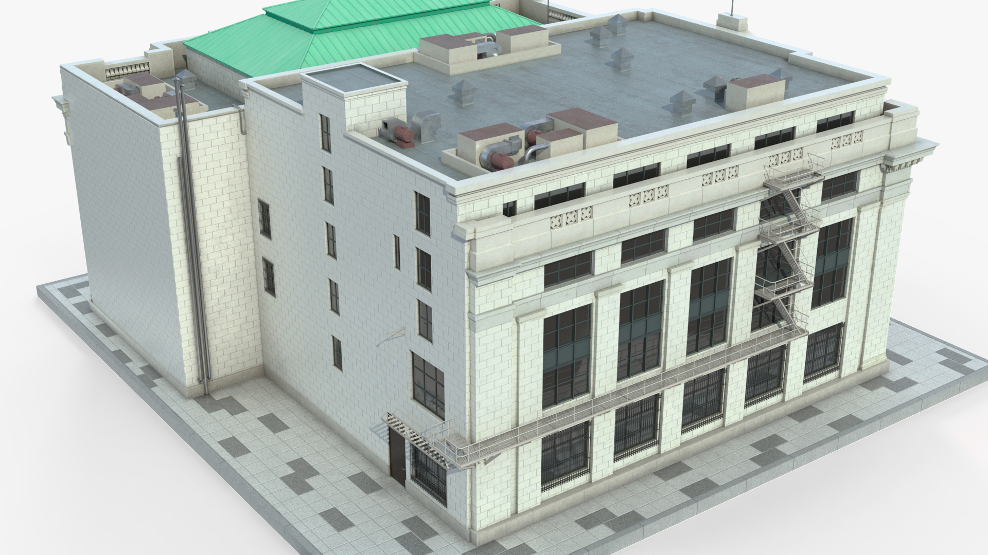 3D Riggs National Bank Building model