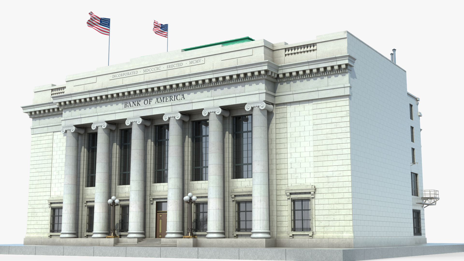 3D Riggs National Bank Building model