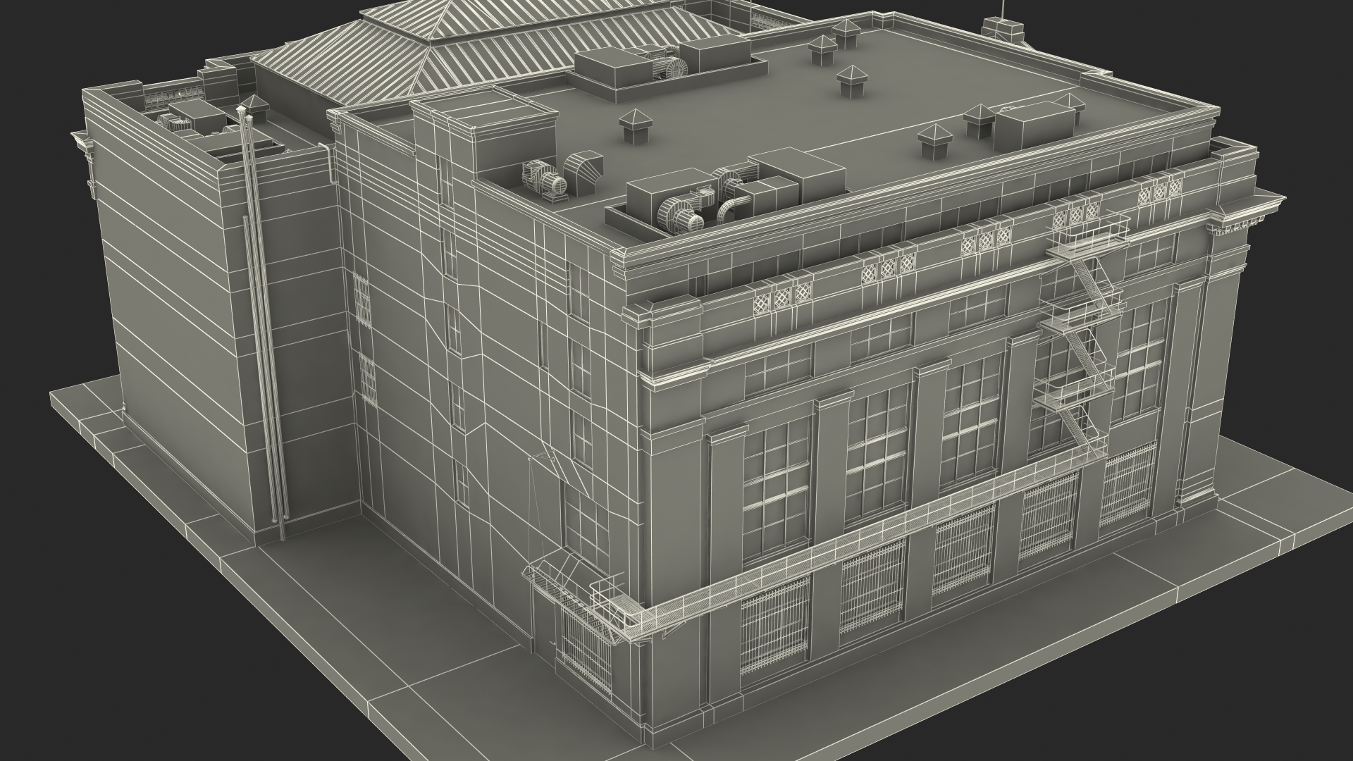 3D Riggs National Bank Building model