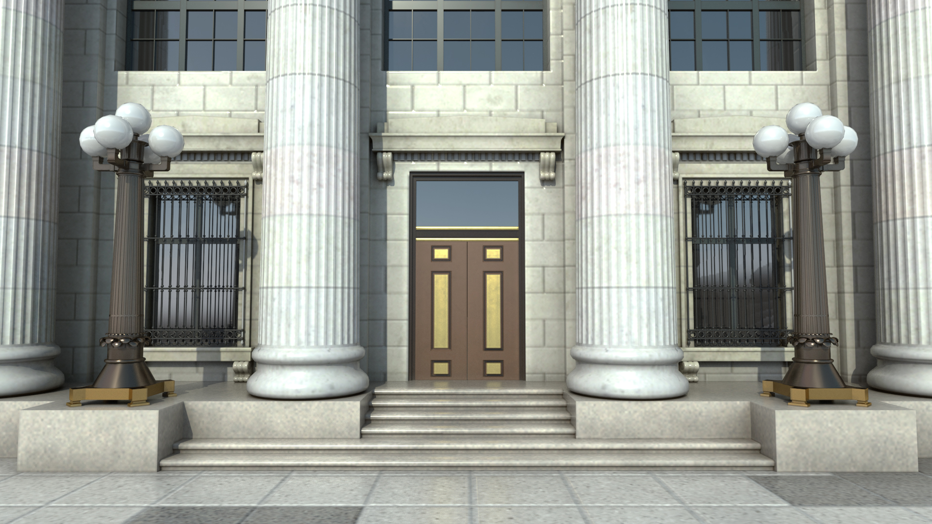 3D Riggs National Bank Building model