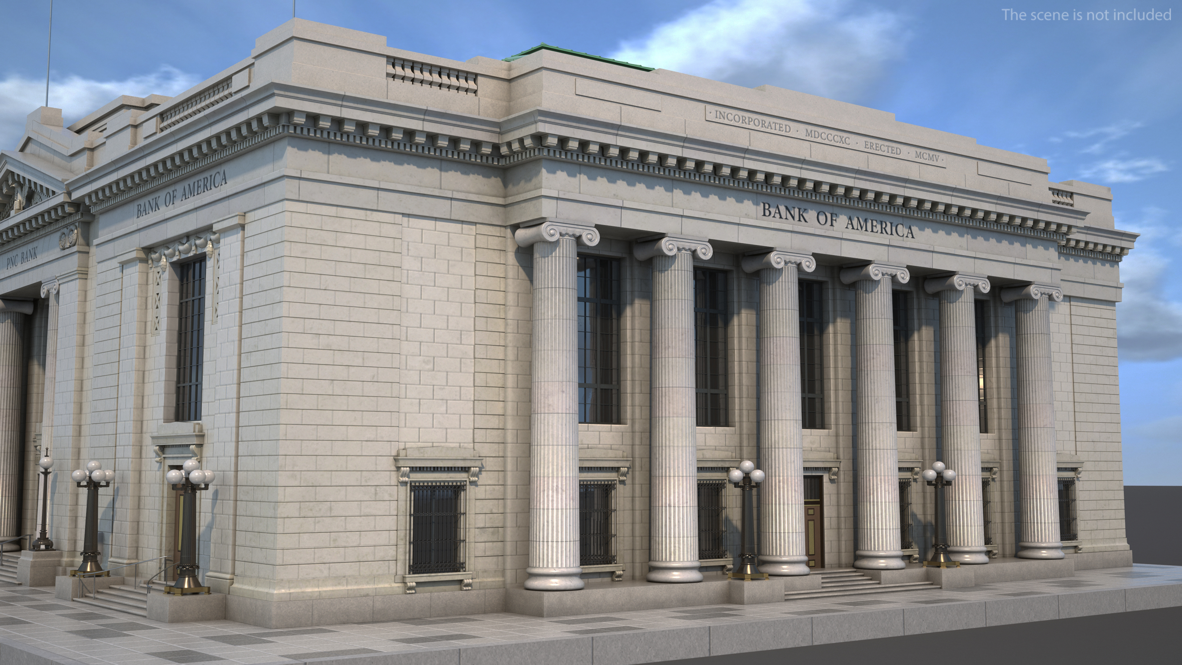 3D Riggs National Bank Building model