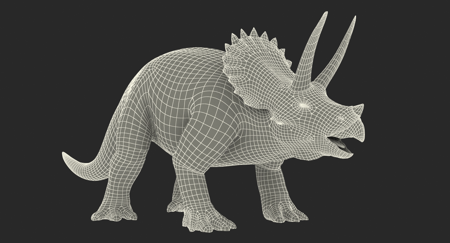 3D Triceratops