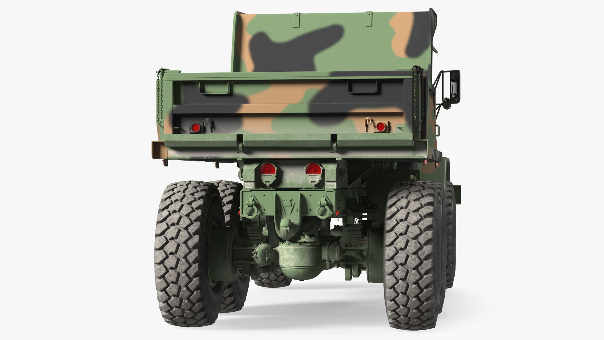 3D model M939 Military Dump Truck Green