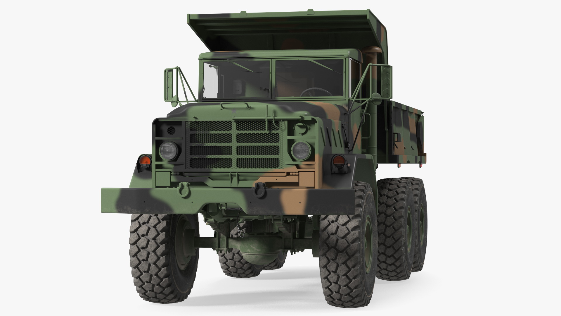 3D model M939 Military Dump Truck Green