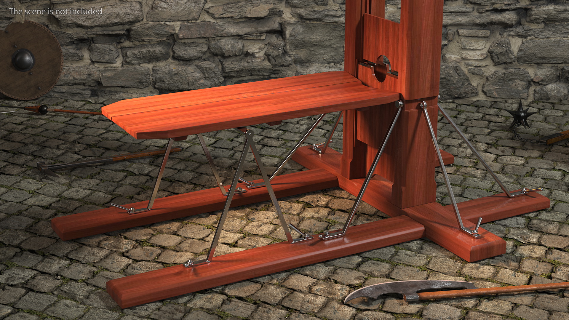 Vintage European Guillotine 3D