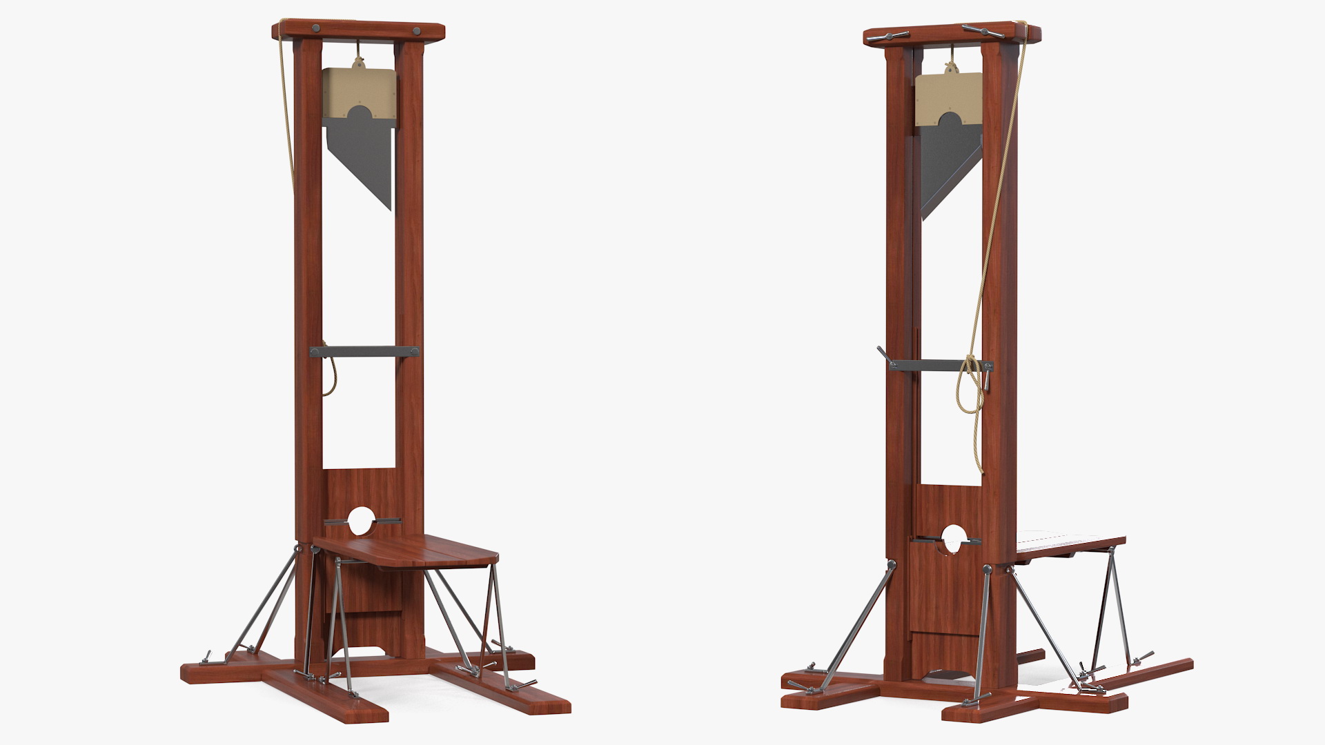 Vintage European Guillotine 3D