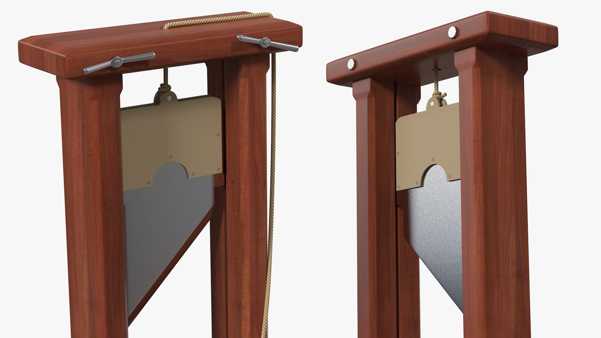 Vintage European Guillotine 3D