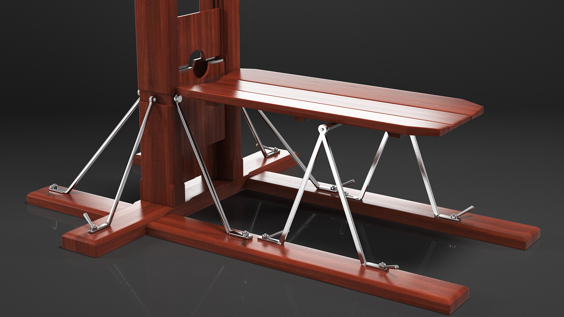 Vintage European Guillotine 3D