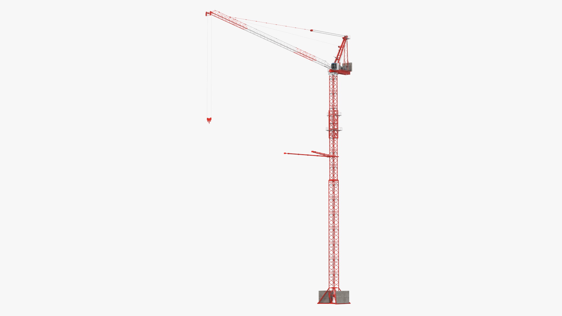 3D Tower Crane Rigged model