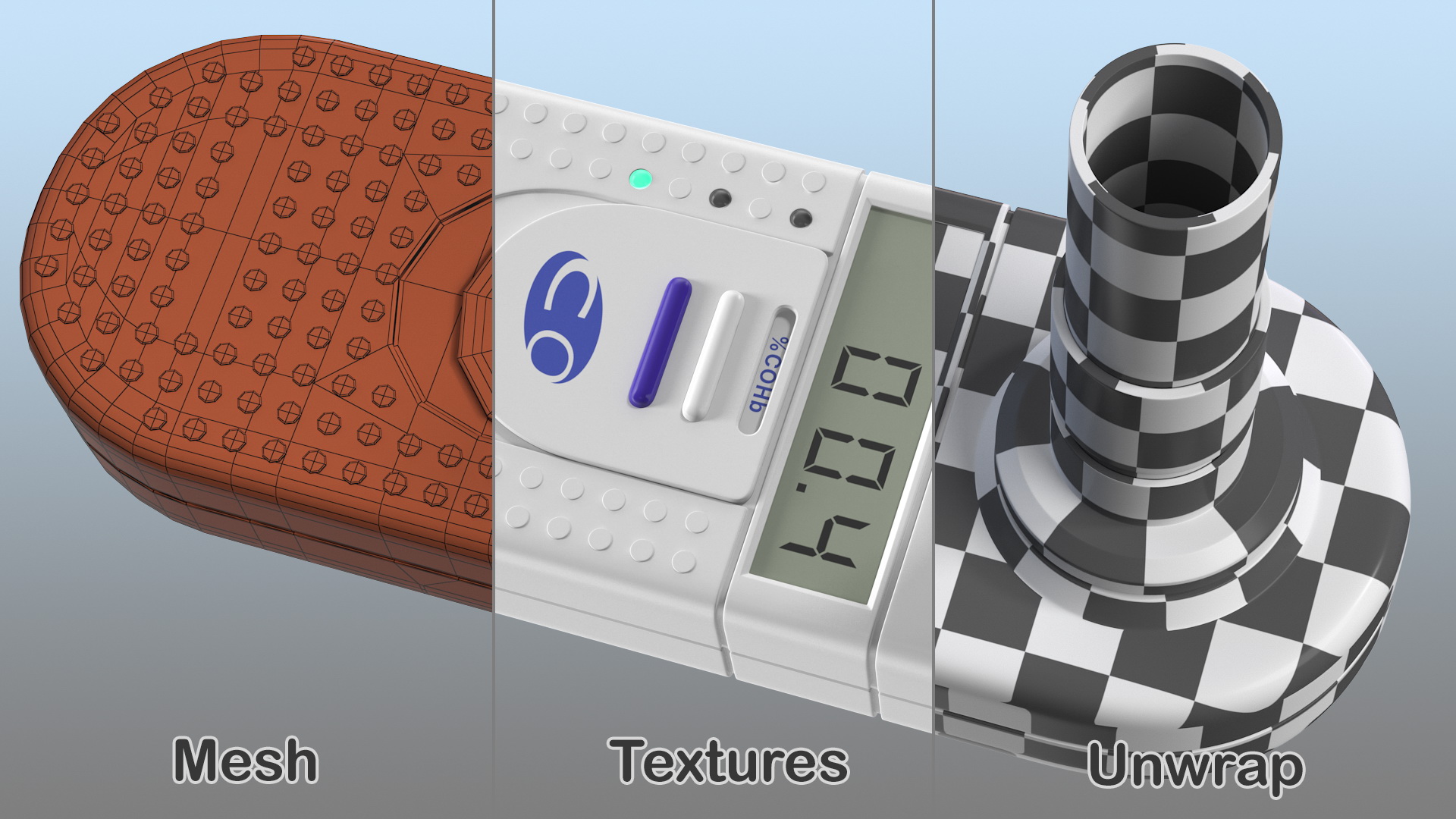 3D model Micro Medical Micro CO Monitor