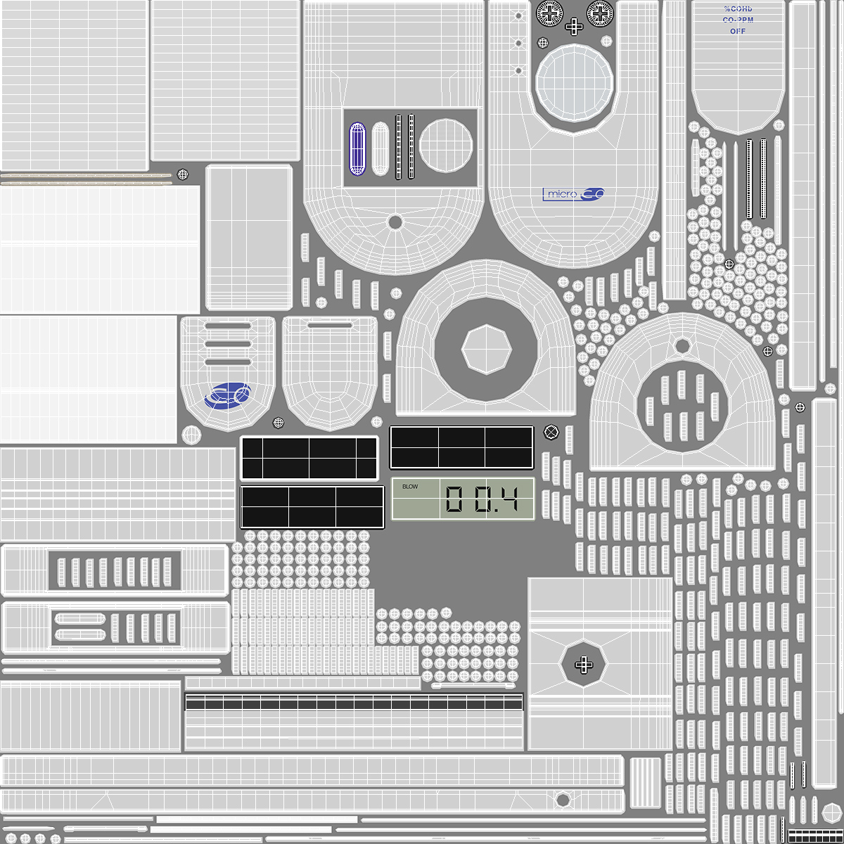 3D model Micro Medical Micro CO Monitor