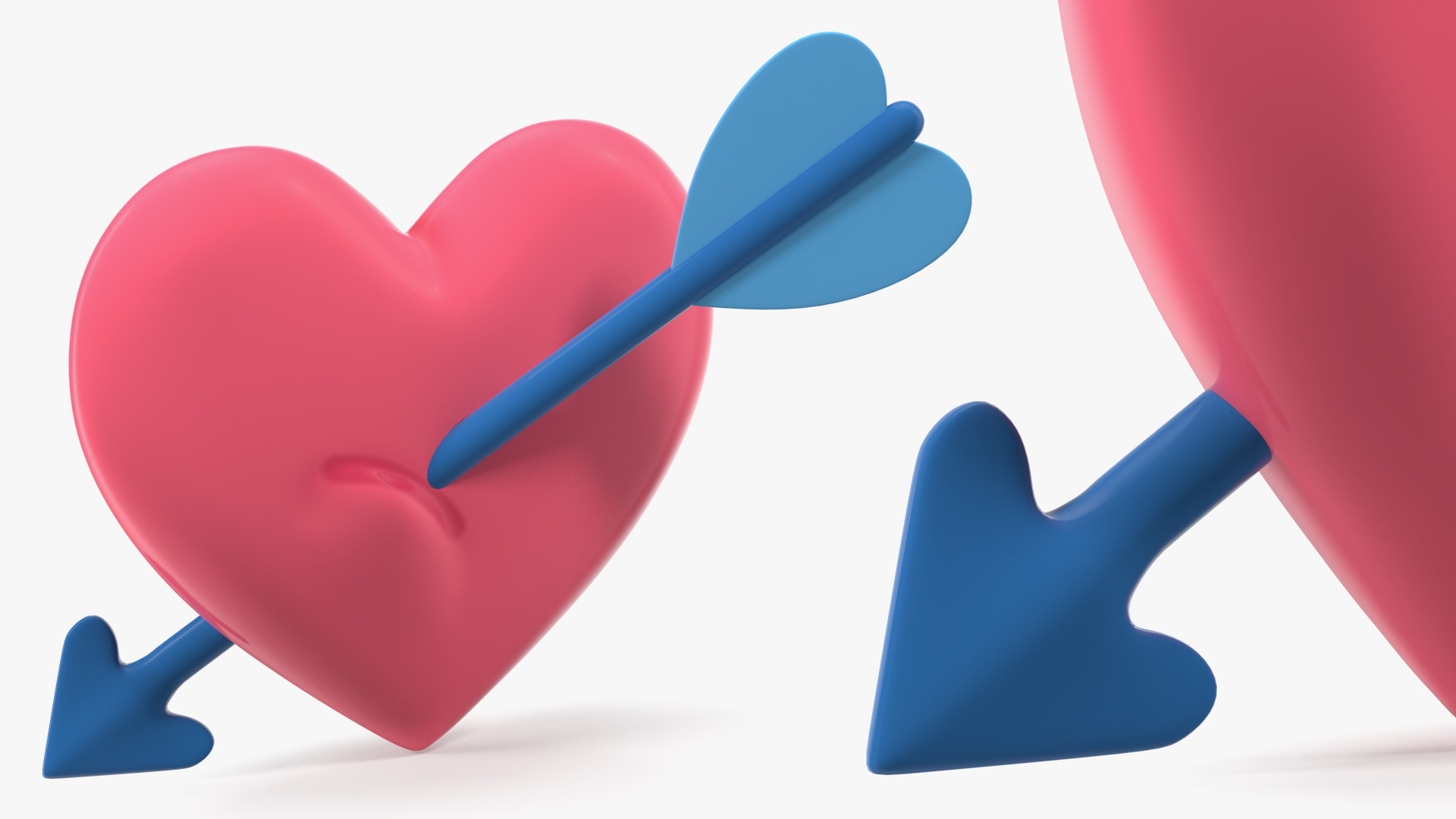 Heart with Arrow Emoji 3D