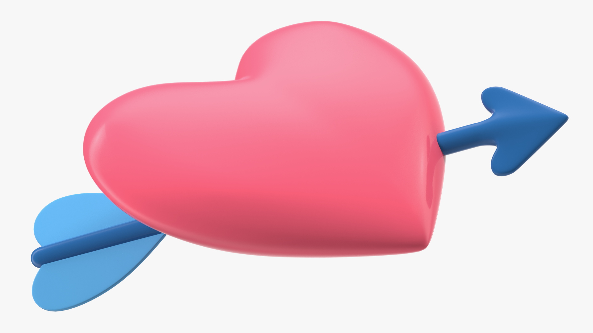 Heart with Arrow Emoji 3D