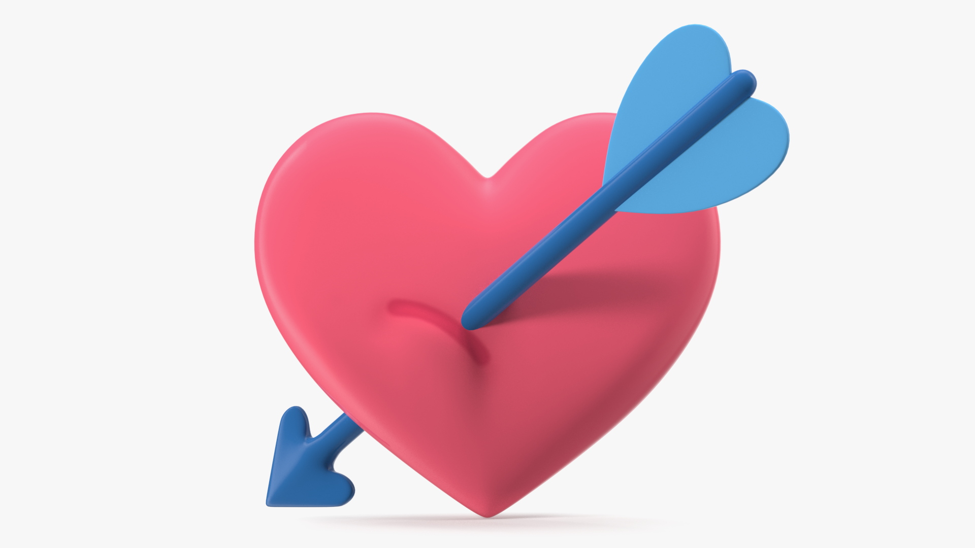 Heart with Arrow Emoji 3D