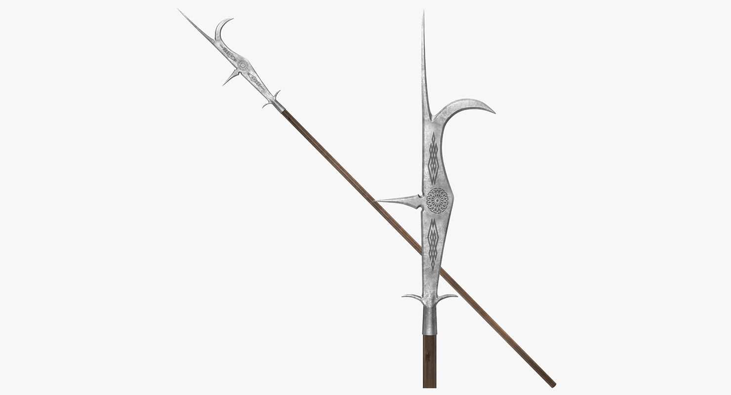 3D model Guisarme Pole Weapon