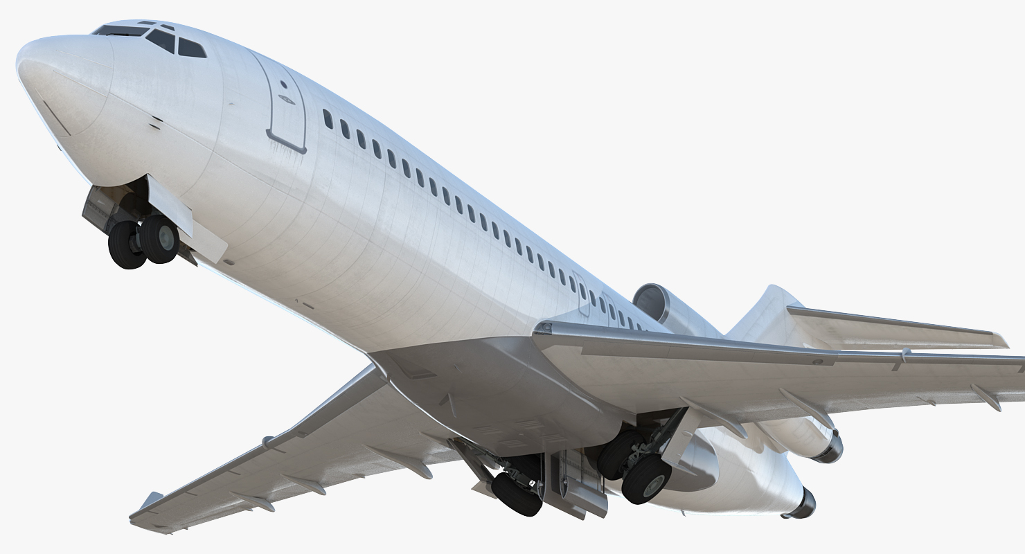 3D model Boeing 727 100 Private Generic