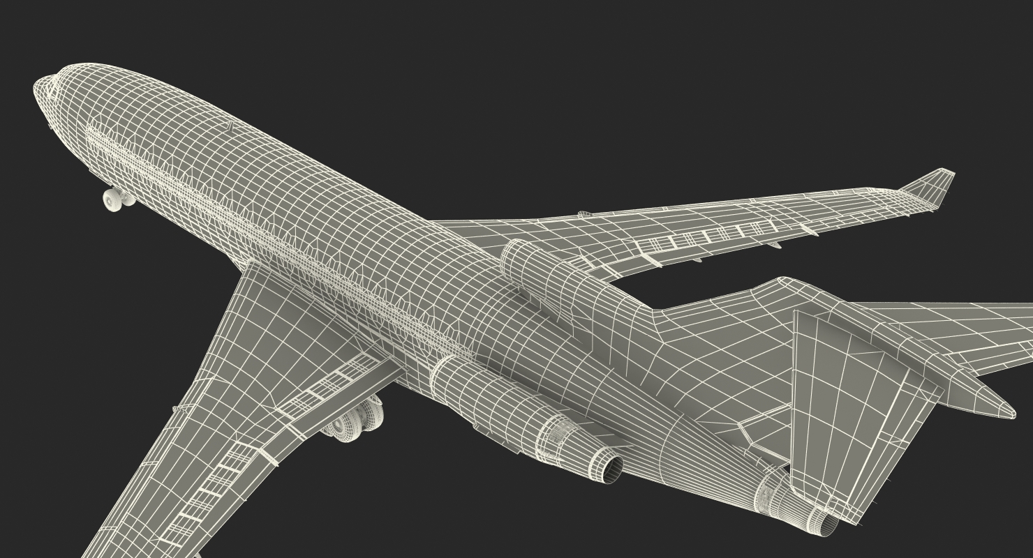 3D model Boeing 727 100 Private Generic