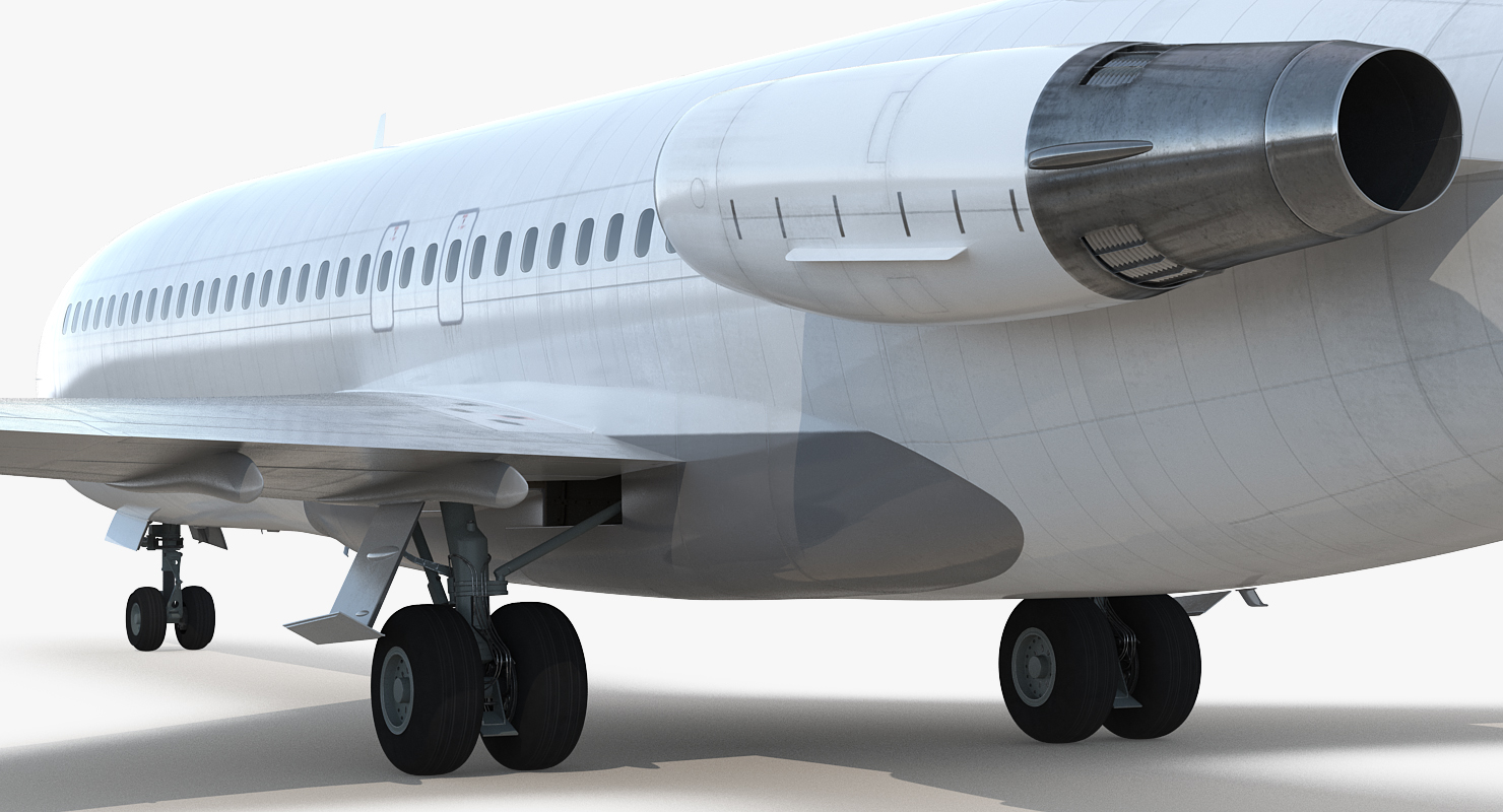 3D model Boeing 727 100 Private Generic