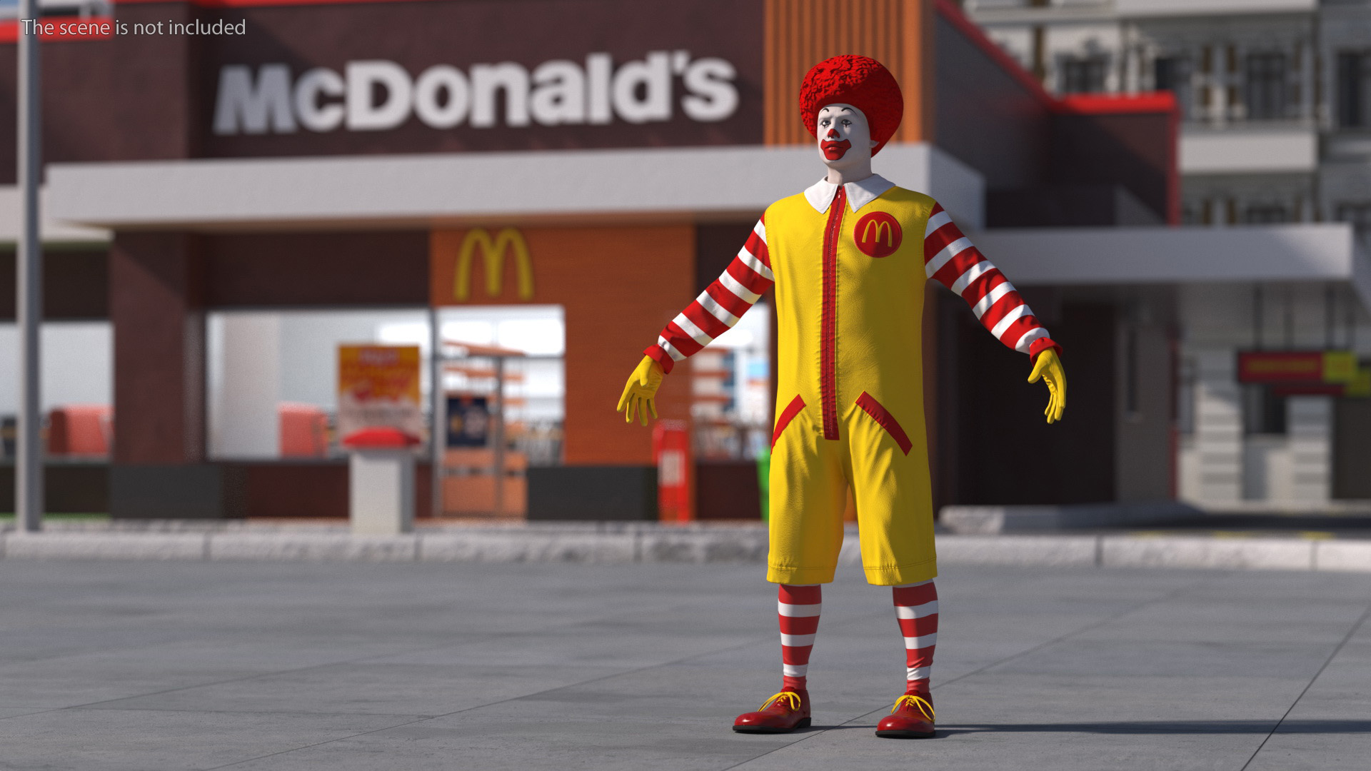 3D model McDonalds Clown