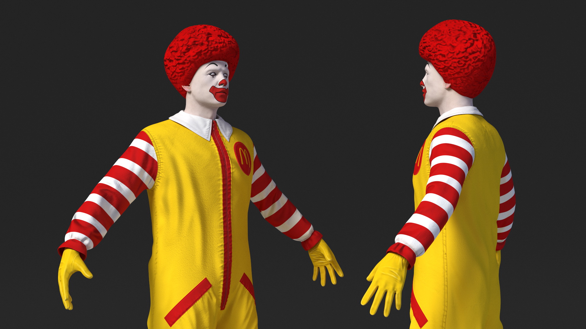 3D model McDonalds Clown