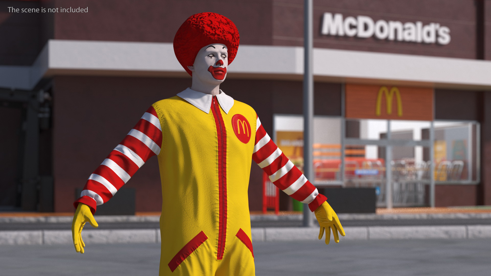 3D model McDonalds Clown